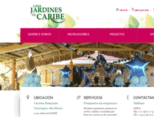 Tablet Screenshot of jardinesdelcaribe.com